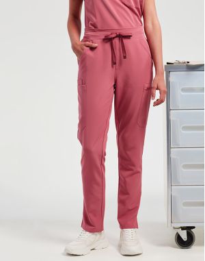 Pantalon cargo stretch femme