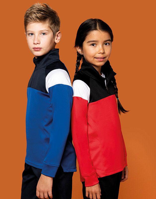 Sweat d'entrainement 1/4 zip enfant