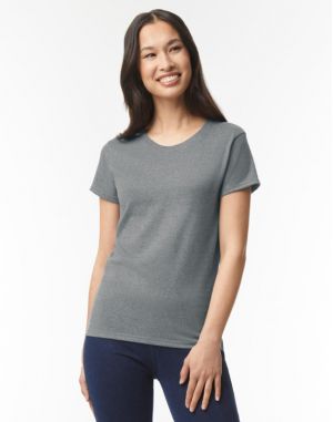 TEE-SHIRT FEMME EN COTON ÉPAIS