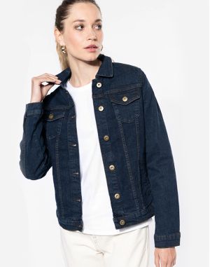 BLOUSON DENIM DOUBLÉ FEMME