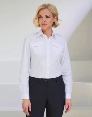CHEMISE PILOTE FEMME MANCHES LONGUES