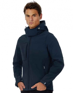 Softshell homme à Capuche