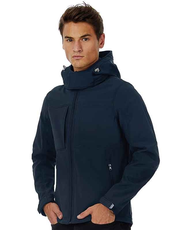 Softshell homme à Capuche