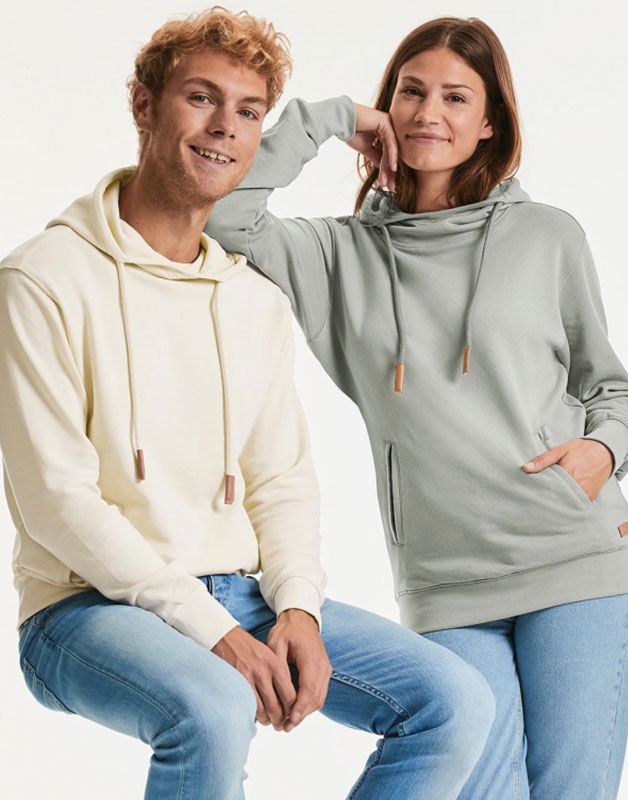 Pure Organic High Collar Hooded Sweat