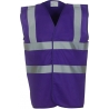 GILET FLUO 2 BANDES+BRETELLE