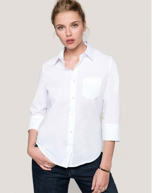 Chemise manches 3/4 femme