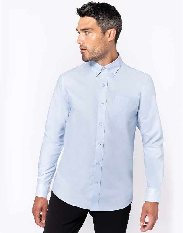 CHEMISE OXFORD MANCHES LONGUES