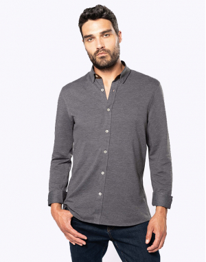 Chemise Jacquard manches longues