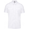 Chemise pilote manches courtes homme