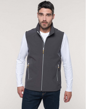 Bodywarmer softshell 2 couches