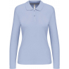 Polo manches longues femme