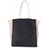 Sac shopping avec soufflet en filet