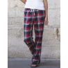 Pantalon femme à motif tartan