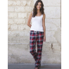 Pantalon femme à motif tartan