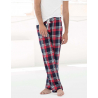 Pantalon homme à motif tartan