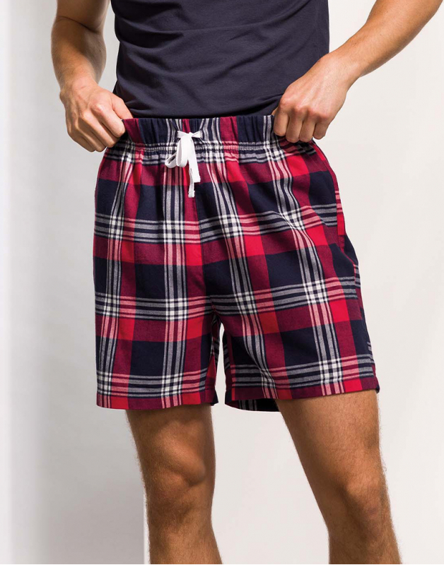 Short à motif tartan