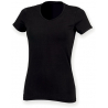 T-SHIRT FEMME COL V FEEL GOOD