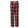 Pantalon femme à motif tartan