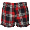 Short femme à motif tartan