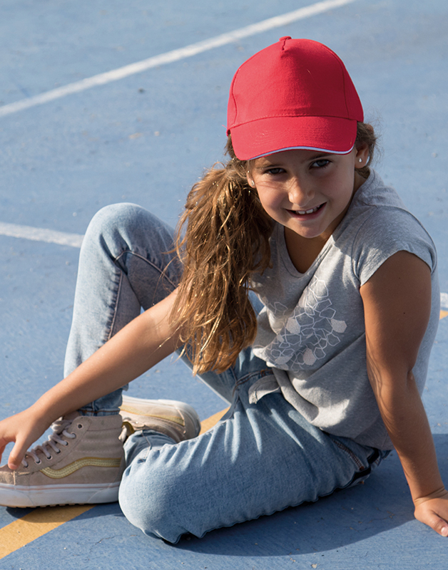 CASQUETTE ENFANT CONTRASTÉ - 5 P