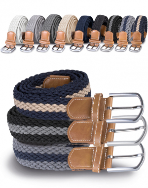 Ceinture tressée élastiquée