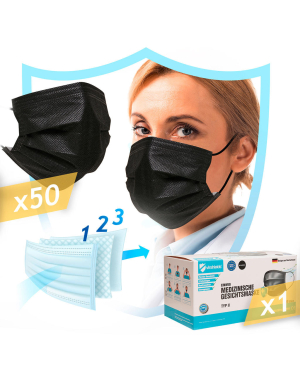 Medical face mask 3-ply