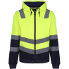 Pro Hi Vis Full Zip Hoodie