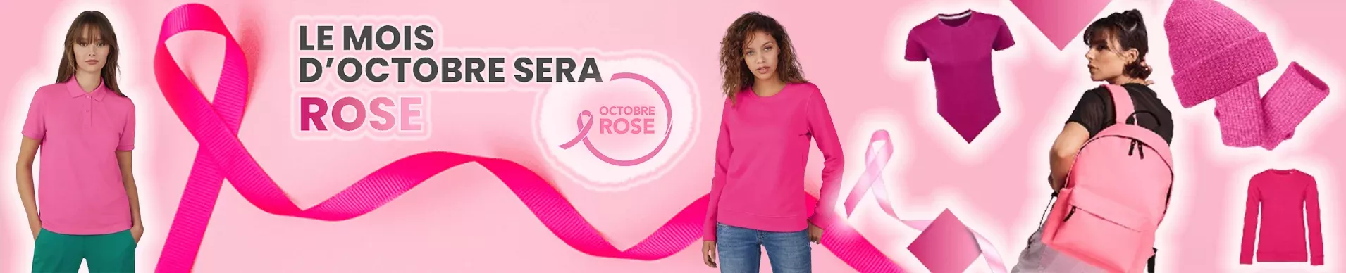 vêtement octobre rose